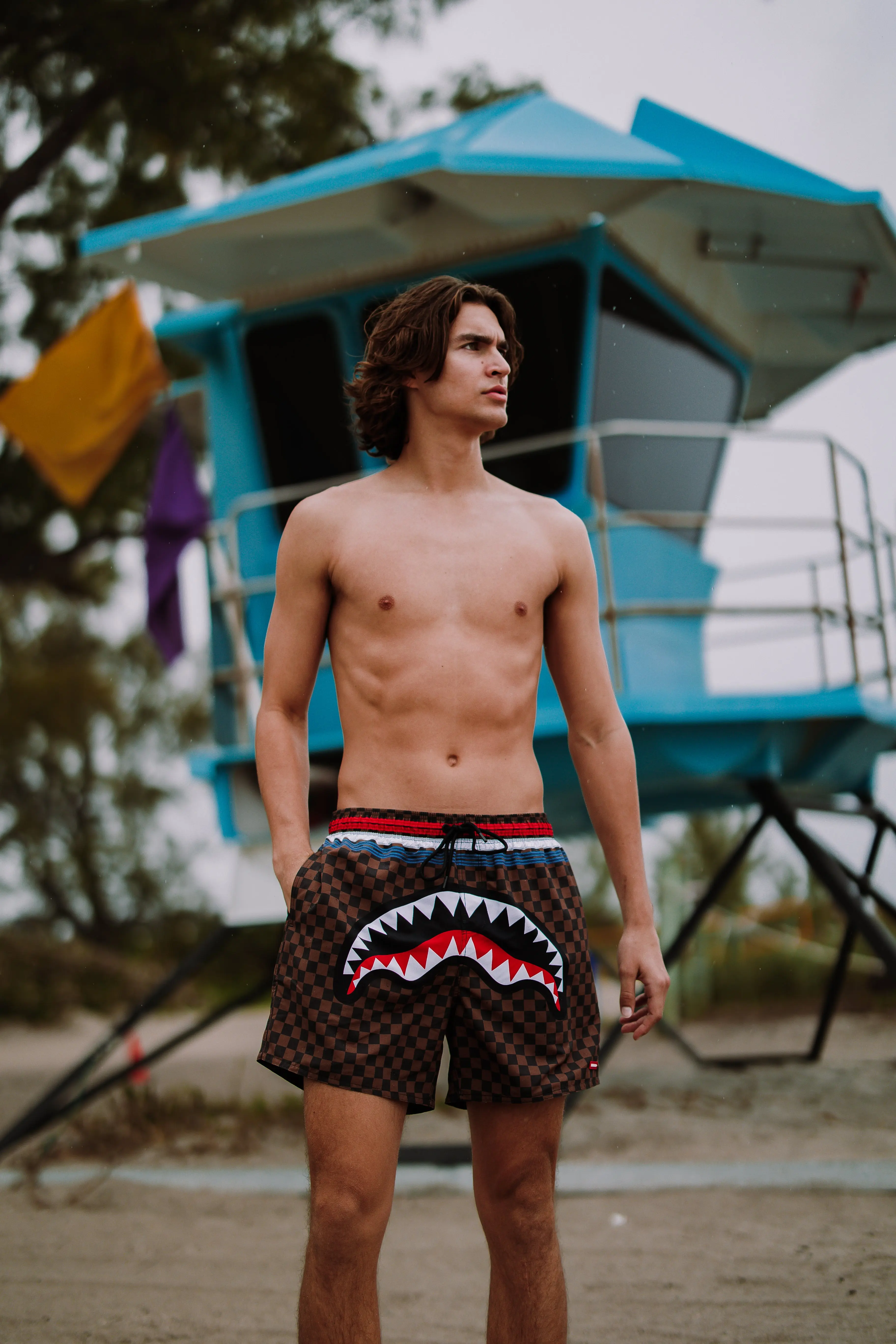 SHARKS IN PARIS GT SWIM SHORTS - Image 4