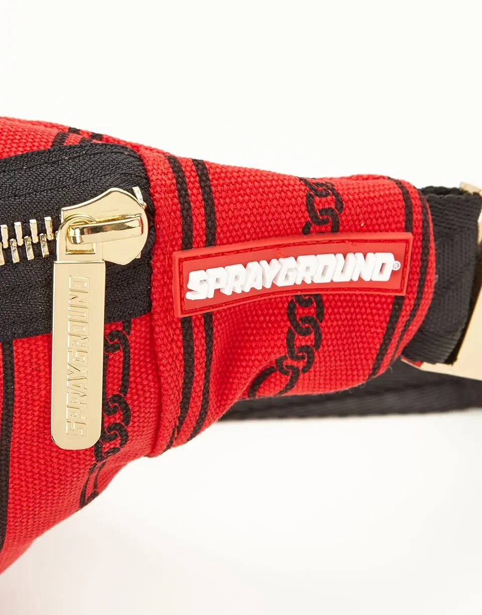 REVERSE SHARKS IN PARIS CROSSBODY (RED) - Image 5