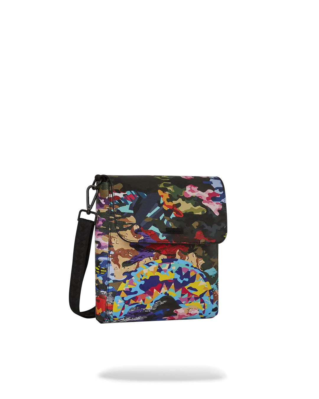 SLICED AND DICED CAMO MESSENGER SLING BAG - Image 3