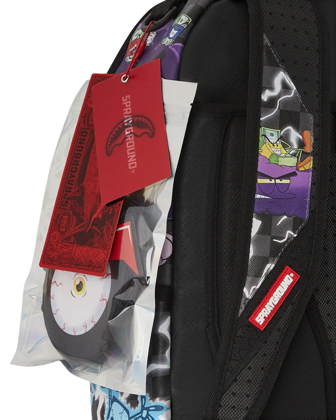MONEY BOYS SPLIT CRAZY EYES - 6 REMOVABLE VELCRO EYE PATCHES - Image 19