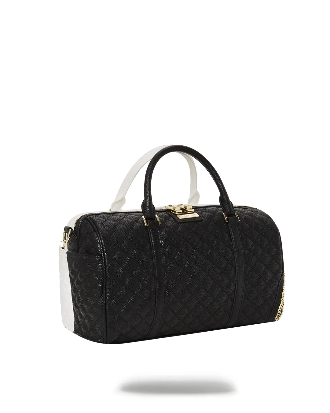 LEVELED UP SPLIT QUILT SHARK MINI DUFFLE - Image 3