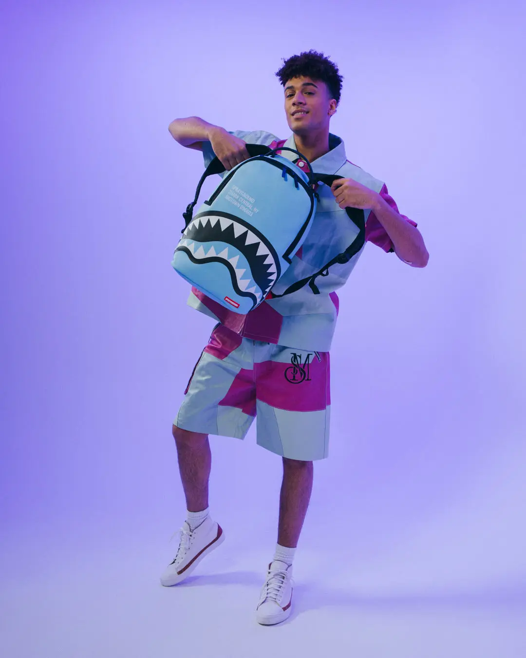 SHARK CENTRAL (BLUE) BACKPACK (DLXV) - Image 6