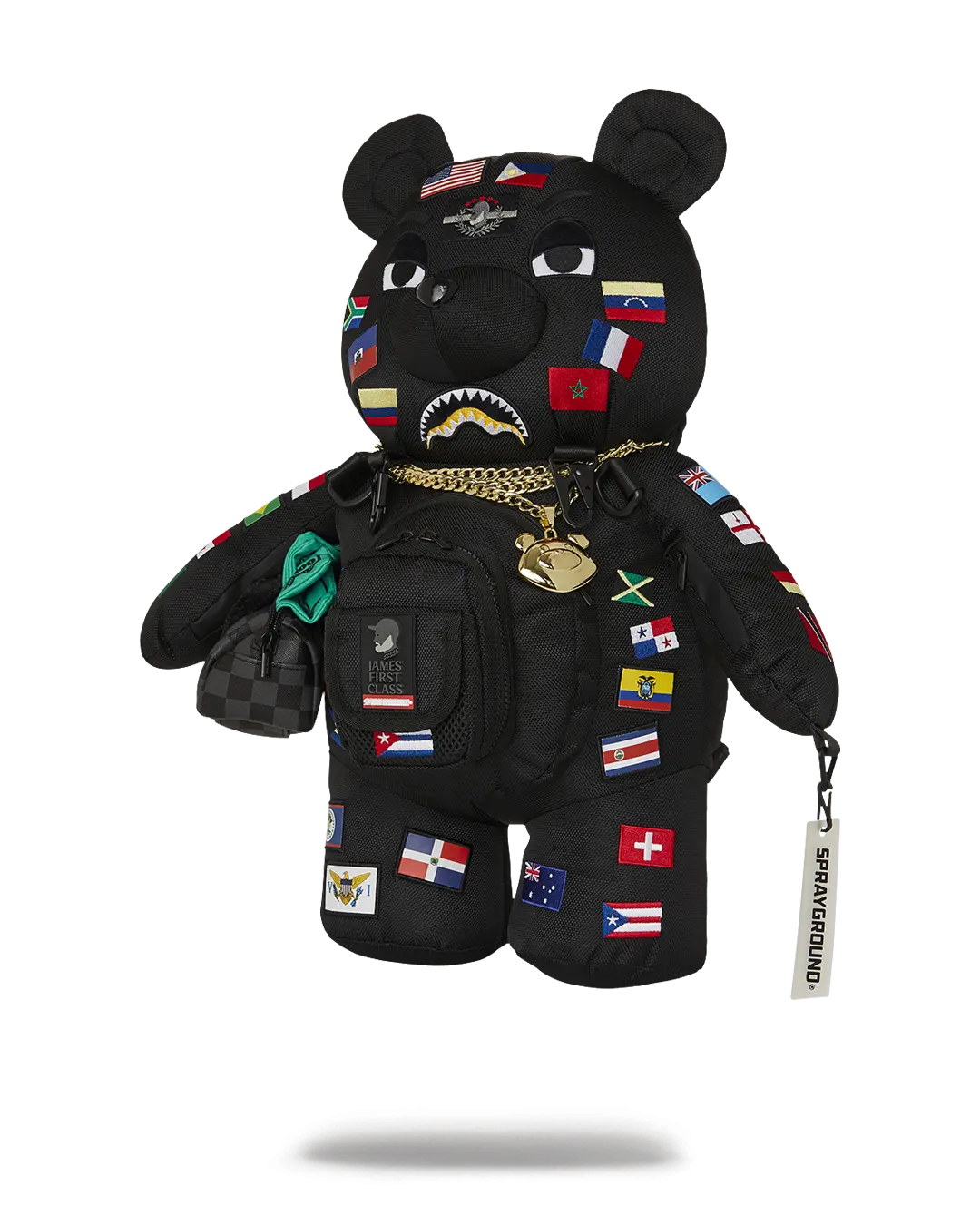 JAMES FIRST CLASS GLOBAL FLAGS MONEYBEAR BACKPACK - Image 5