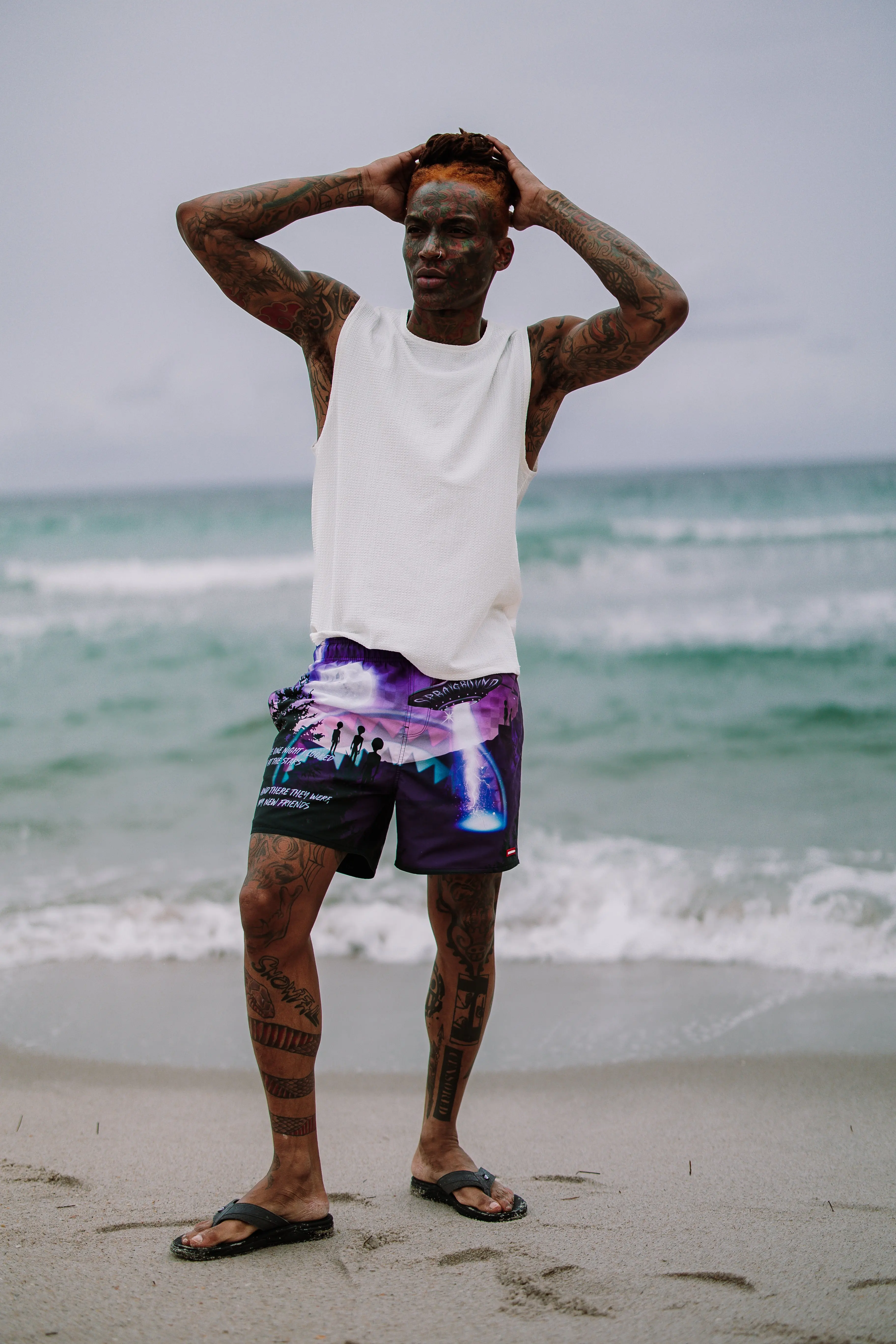LATE ONE NIGHT SWIM SHORTS - Image 2