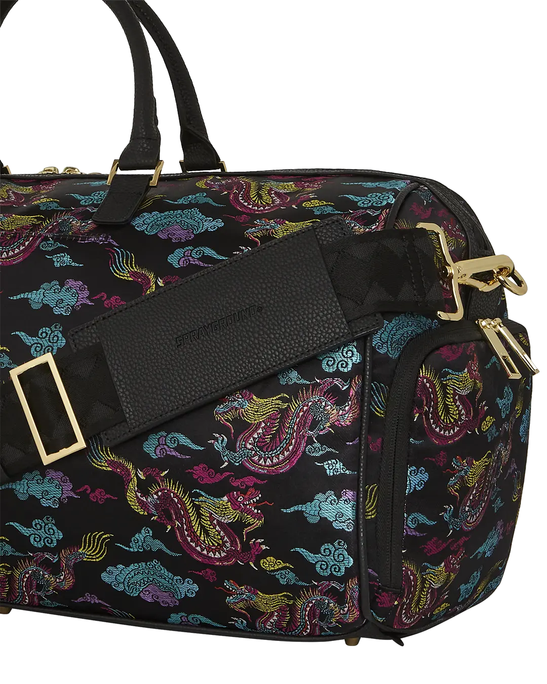 EMBROIDERED DRAGONS DUFFLE - Image 9