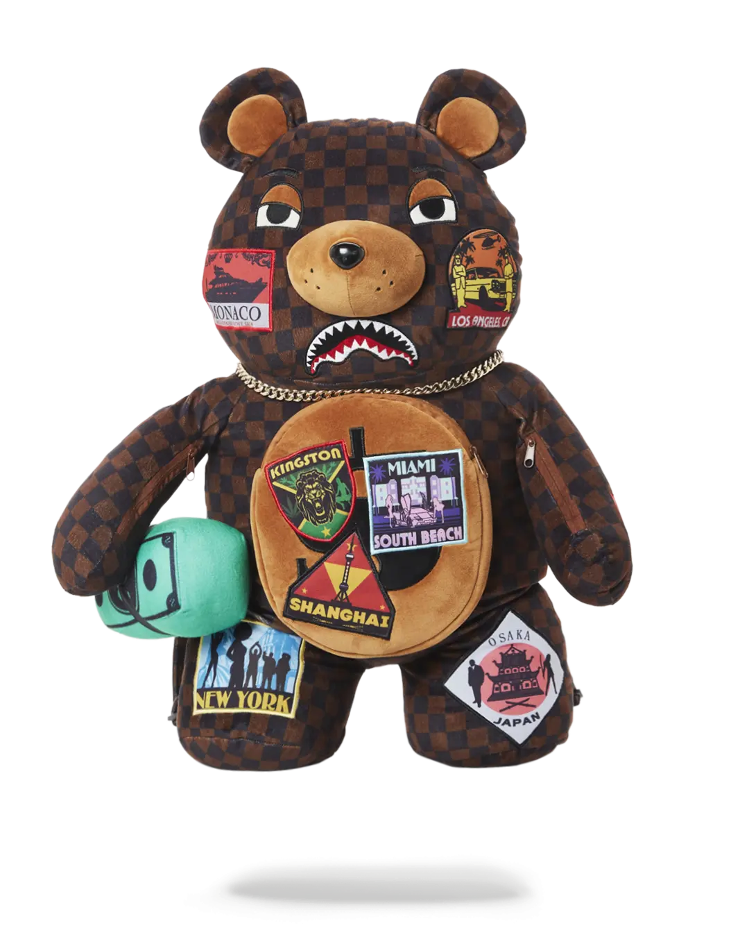 GLOBAL MOGUL MONEYBEAR TEDDYBEAR BACKPACK