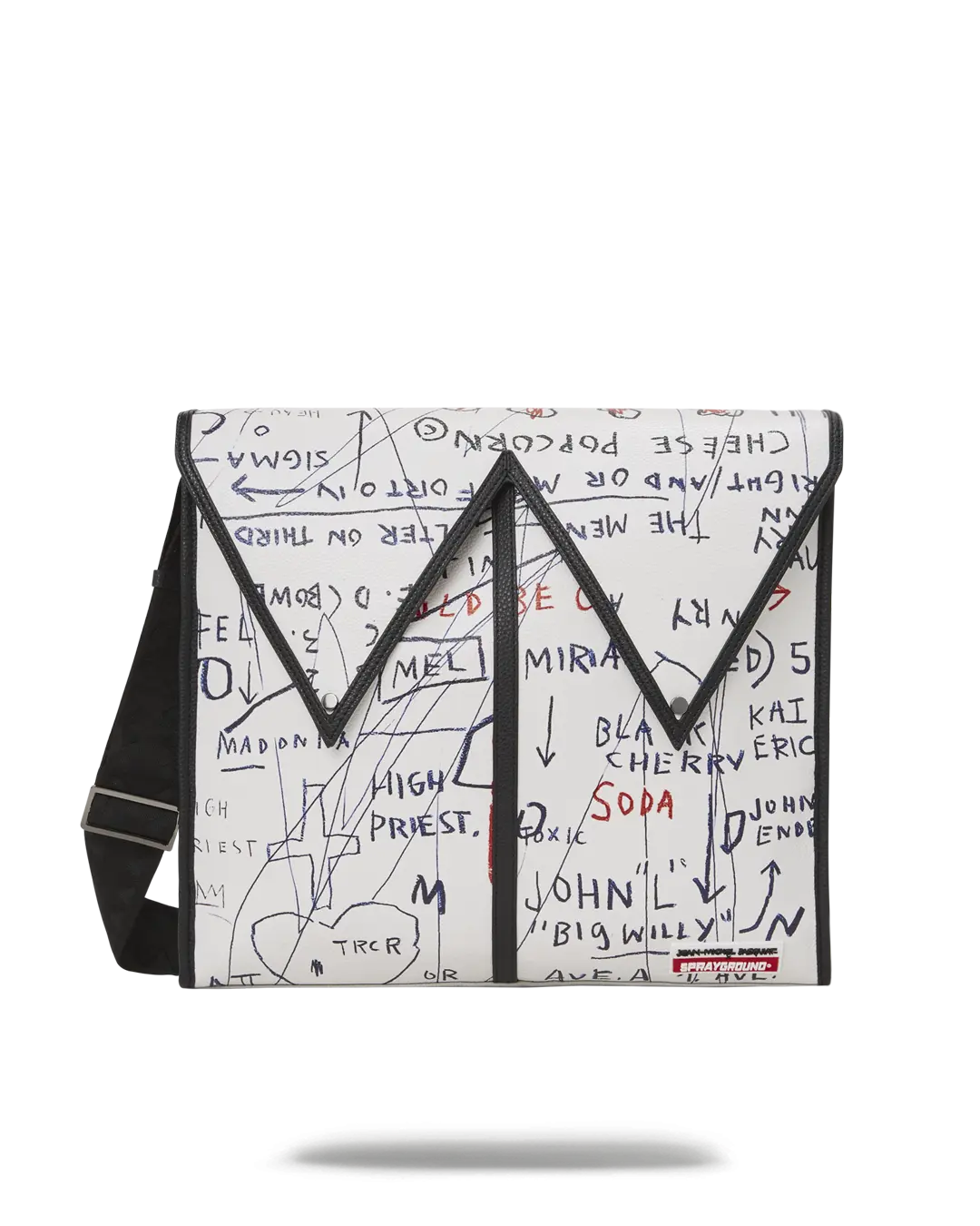 OFFICIAL BASQUIAT UNTITLED (CHEESE POPCORN) 1983 SLING MESSENGER