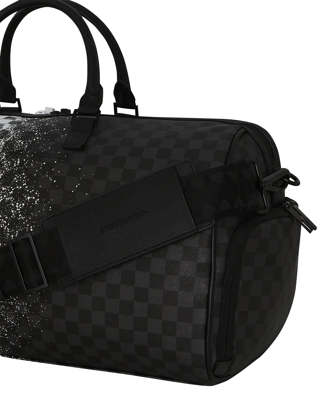 SCRIBBLE DRIBBLE CHECK DUFFLE - Image 9