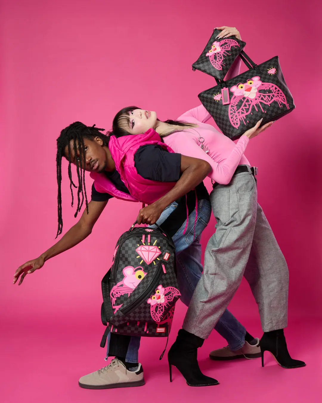 PINK PANTHER DIAMOND SHARK TOTE - Image 6