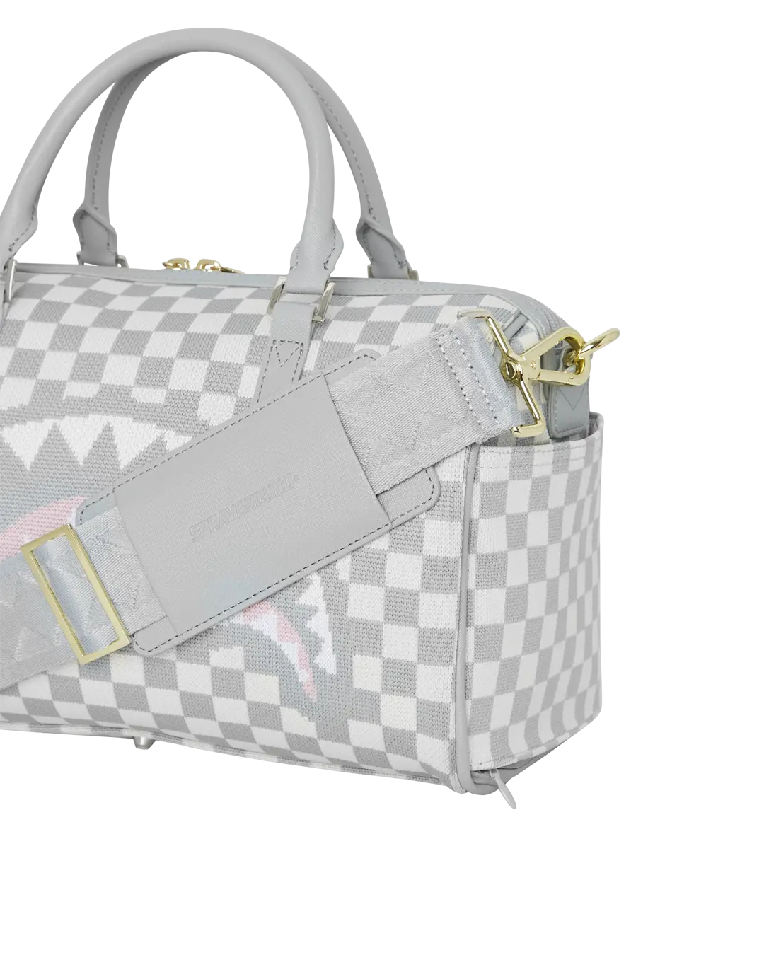 KNIT SHARKS IN PARIS IN CREAM MINI DUFFLE - Image 9