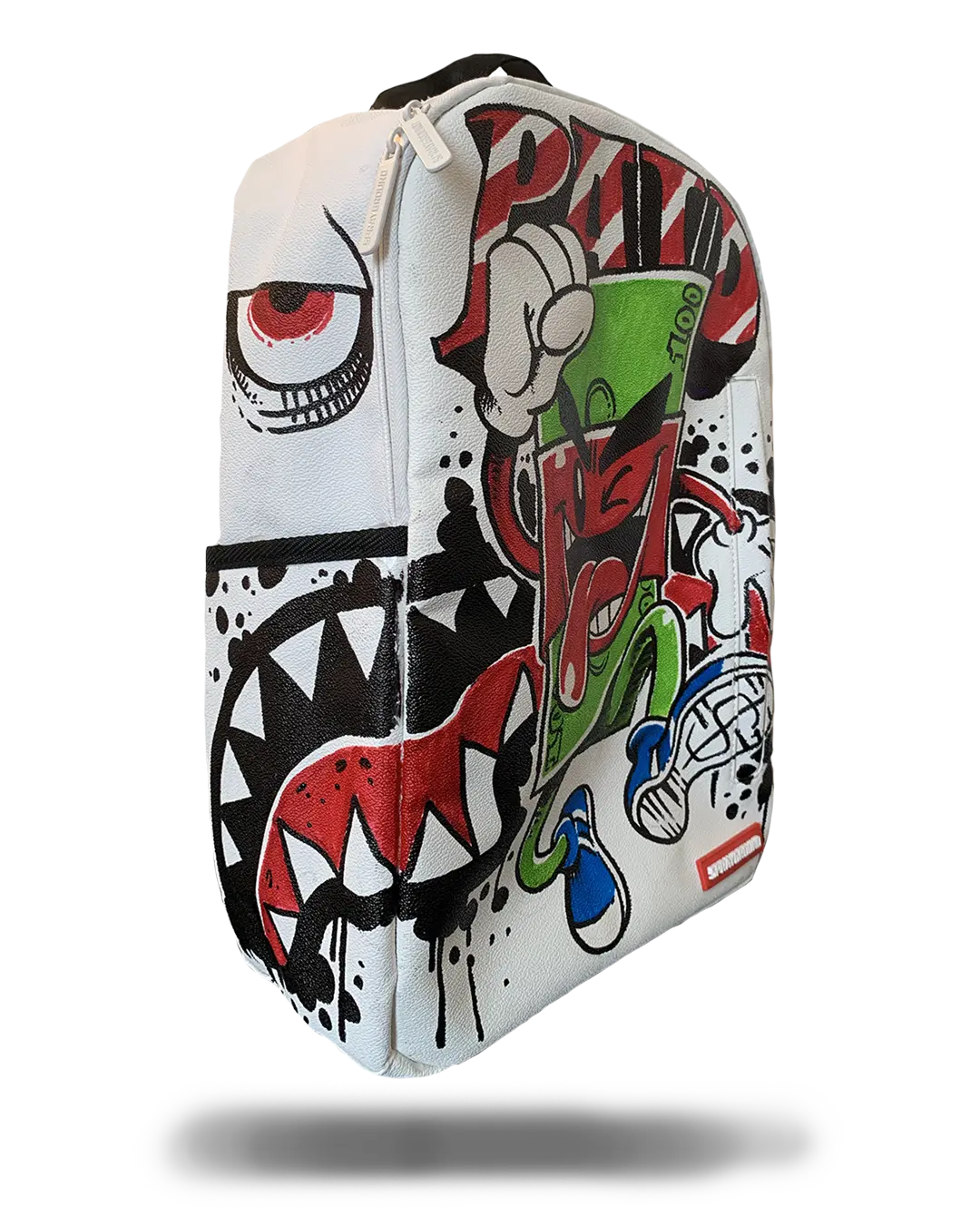 THE SPRAYGROUND DIY WHITE BACKPACK (VEGAN LEATHER & INNER MONEY LINING) & MARKERS INCLUDED - Image 12