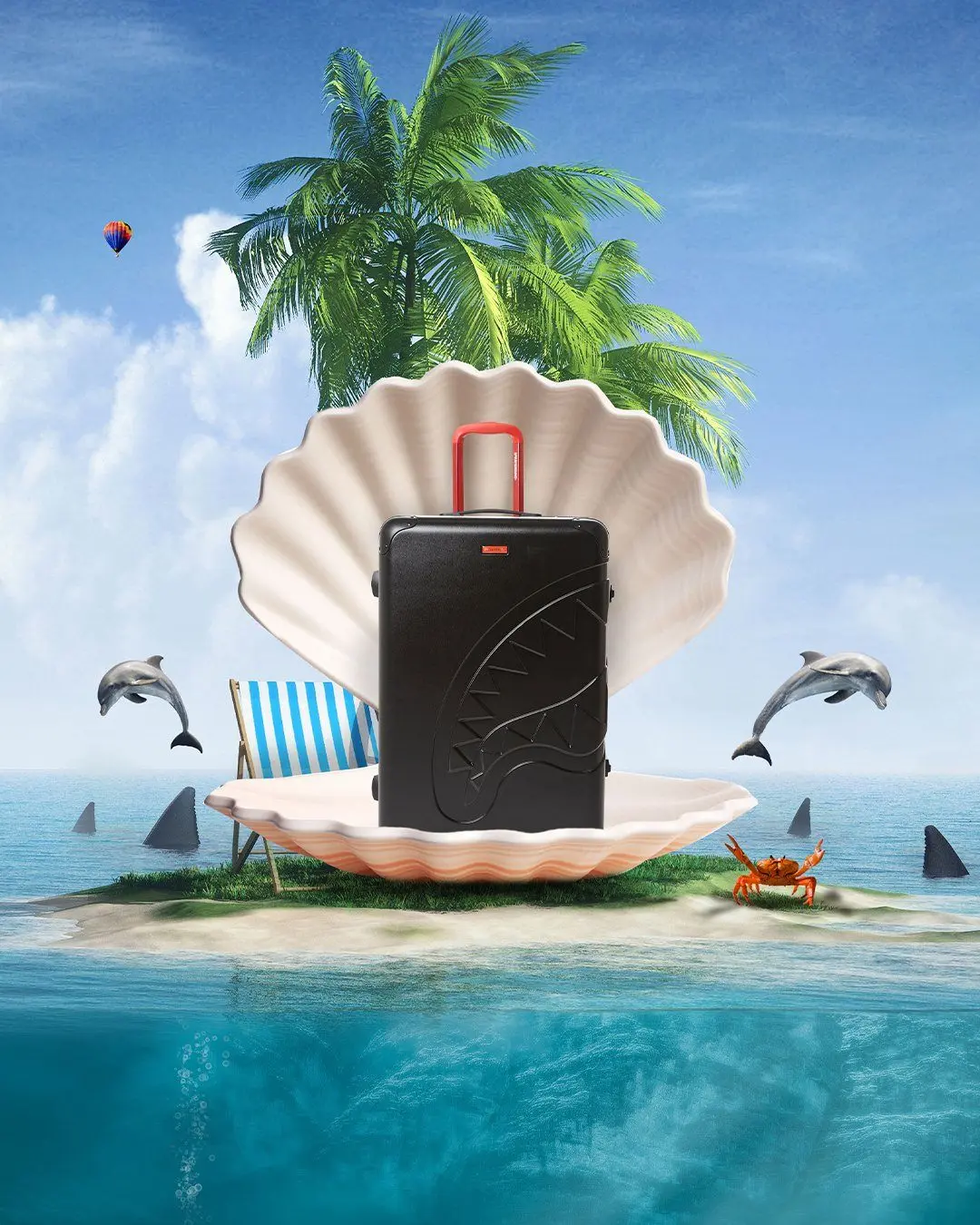 SHARKITECTURE MOLDED 29” FULL-SIZE LUGGAGE - Image 7