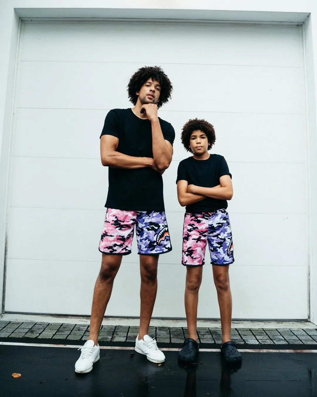 KIDS SPLIT CAMO SWIM TRUNKS - Image 9