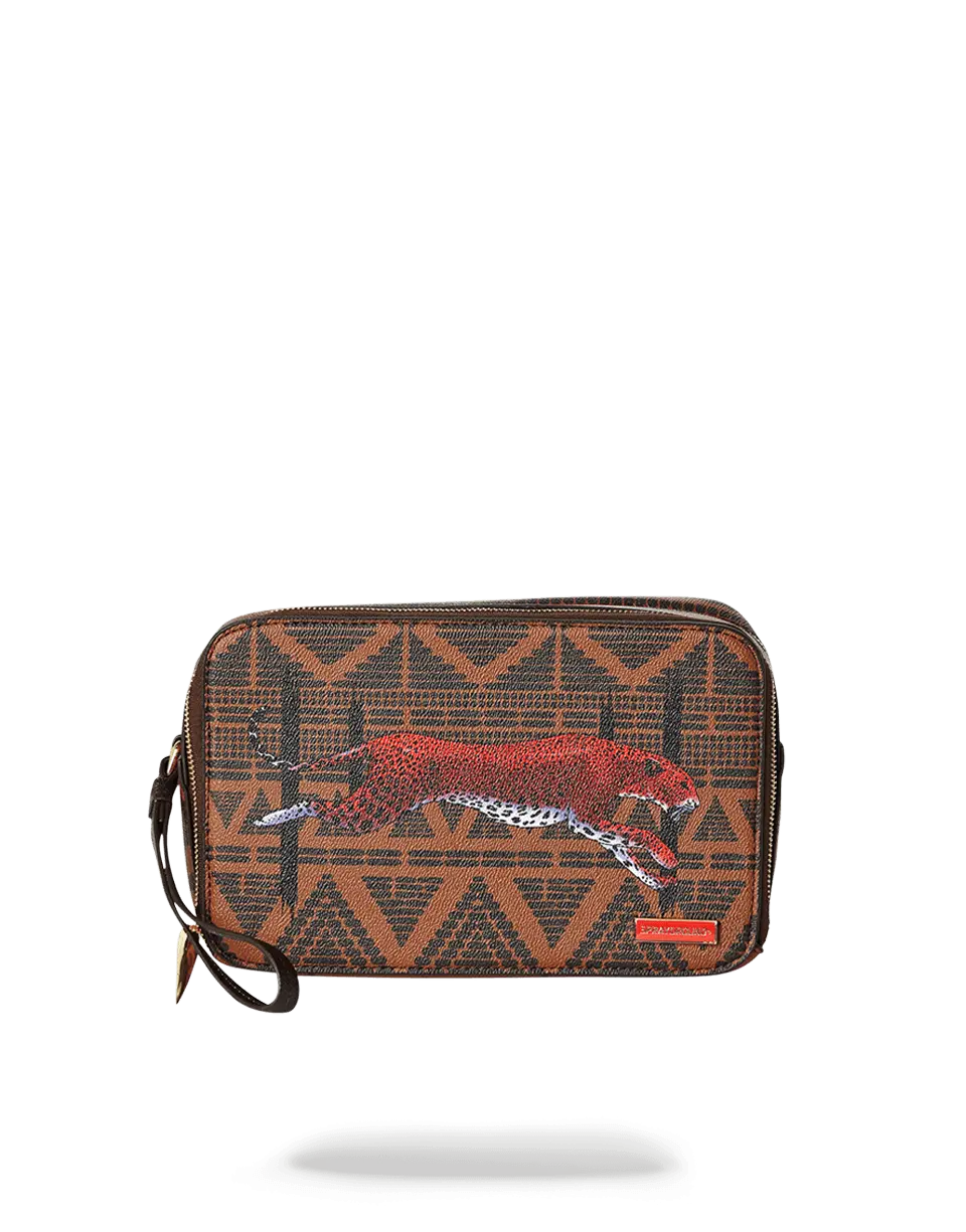 LEOPARDS IN PARIS TOILETRY AKA MONEY BAG - Image 2