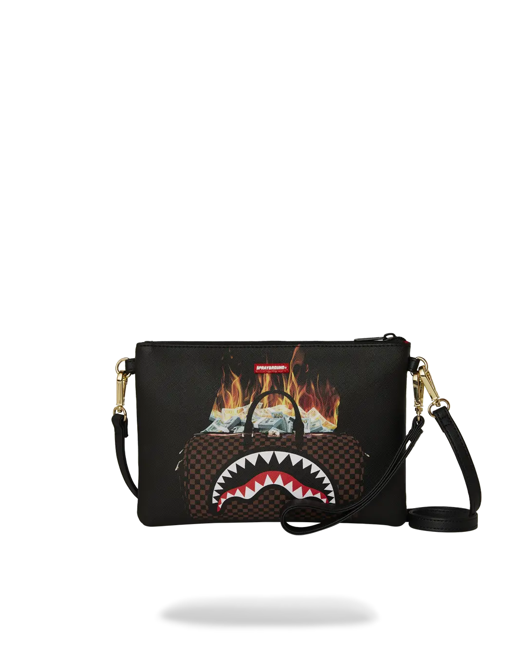 MONEY BAG DOUBLE TAKE CROSSOVER CLUTCH