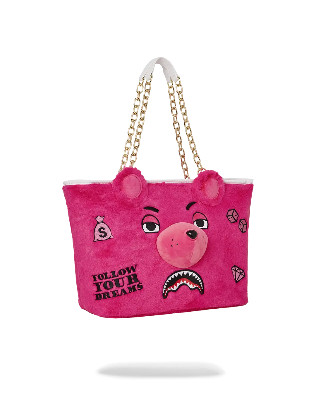 PLUSH MONEYBEAR TOTE (PINK) - Image 3