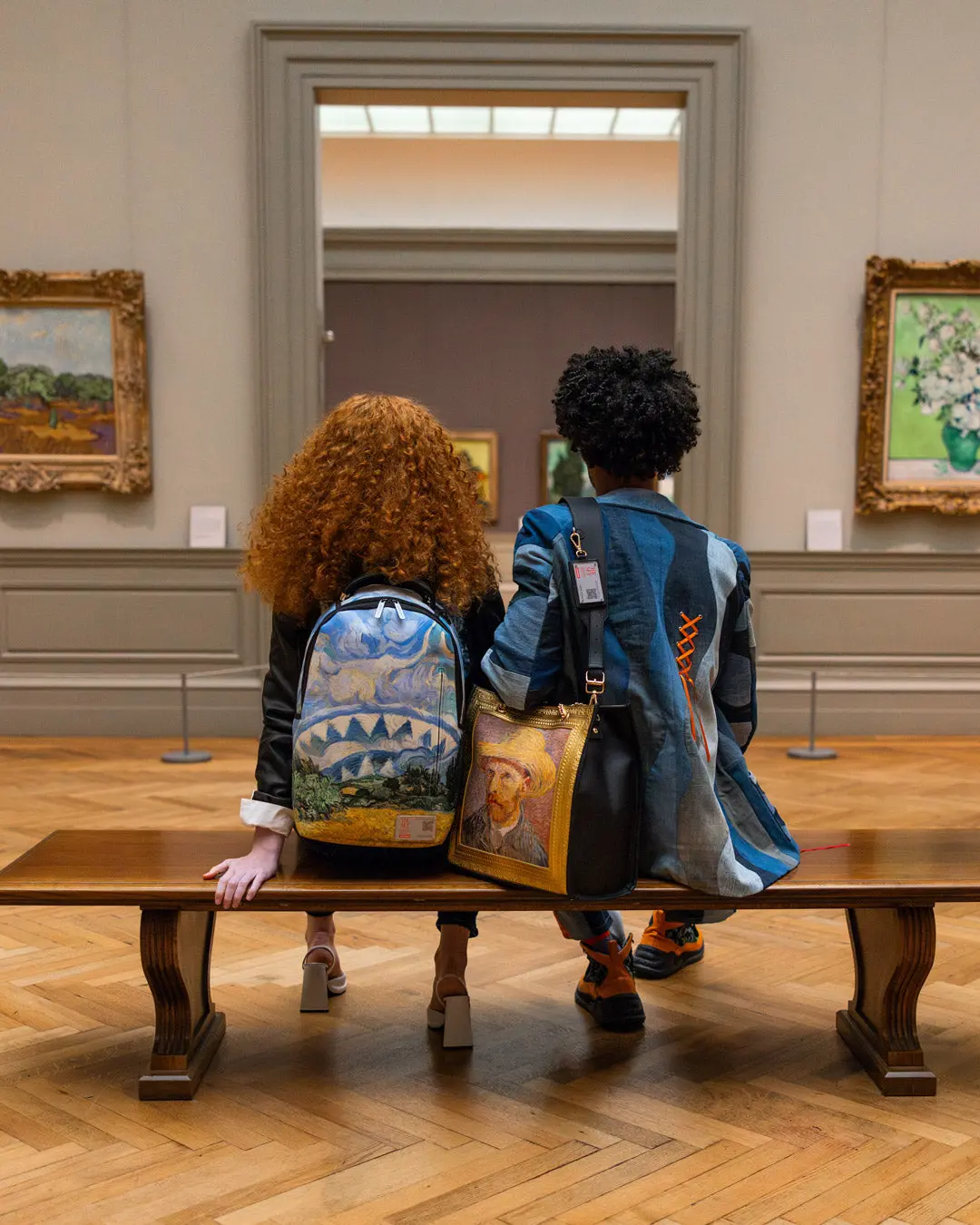 THE MET VAN GOGH WHEAT FIELD WITH CYPRESSES BACKPACK - Image 12
