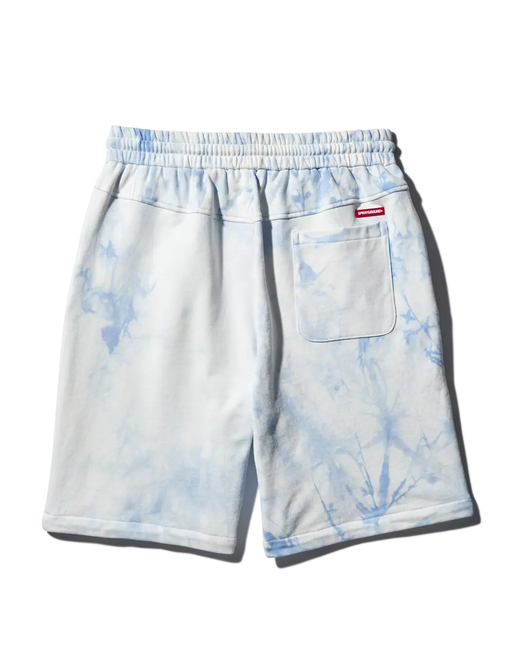 TIE DYE KNIT SHORTS (BLUE) - Image 2