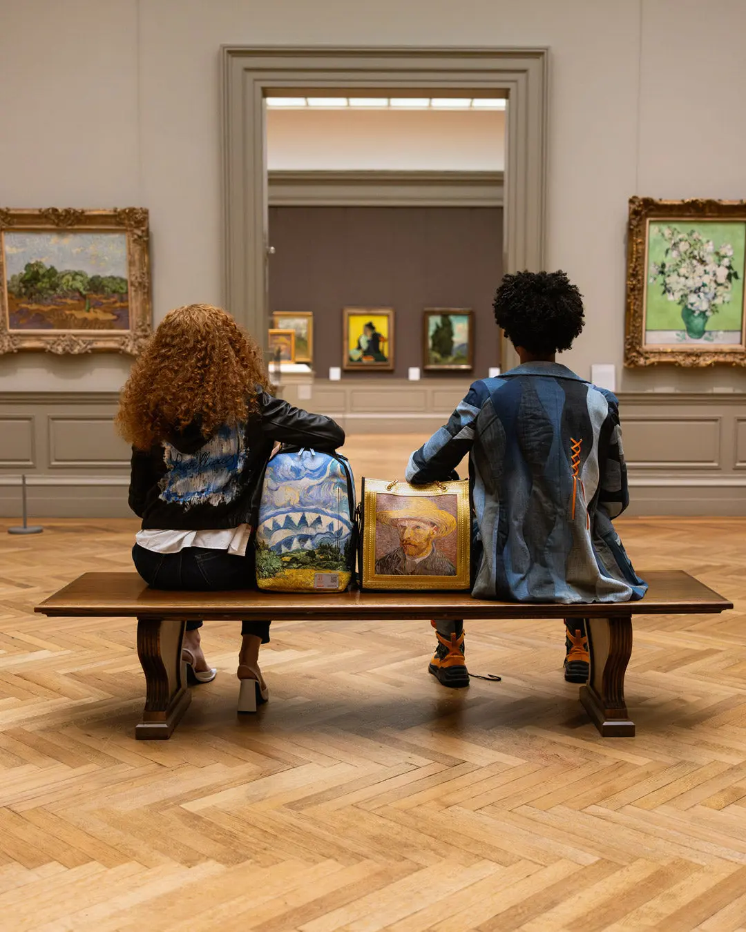 THE MET VAN GOGH WHEAT FIELD WITH CYPRESSES BACKPACK - Image 2