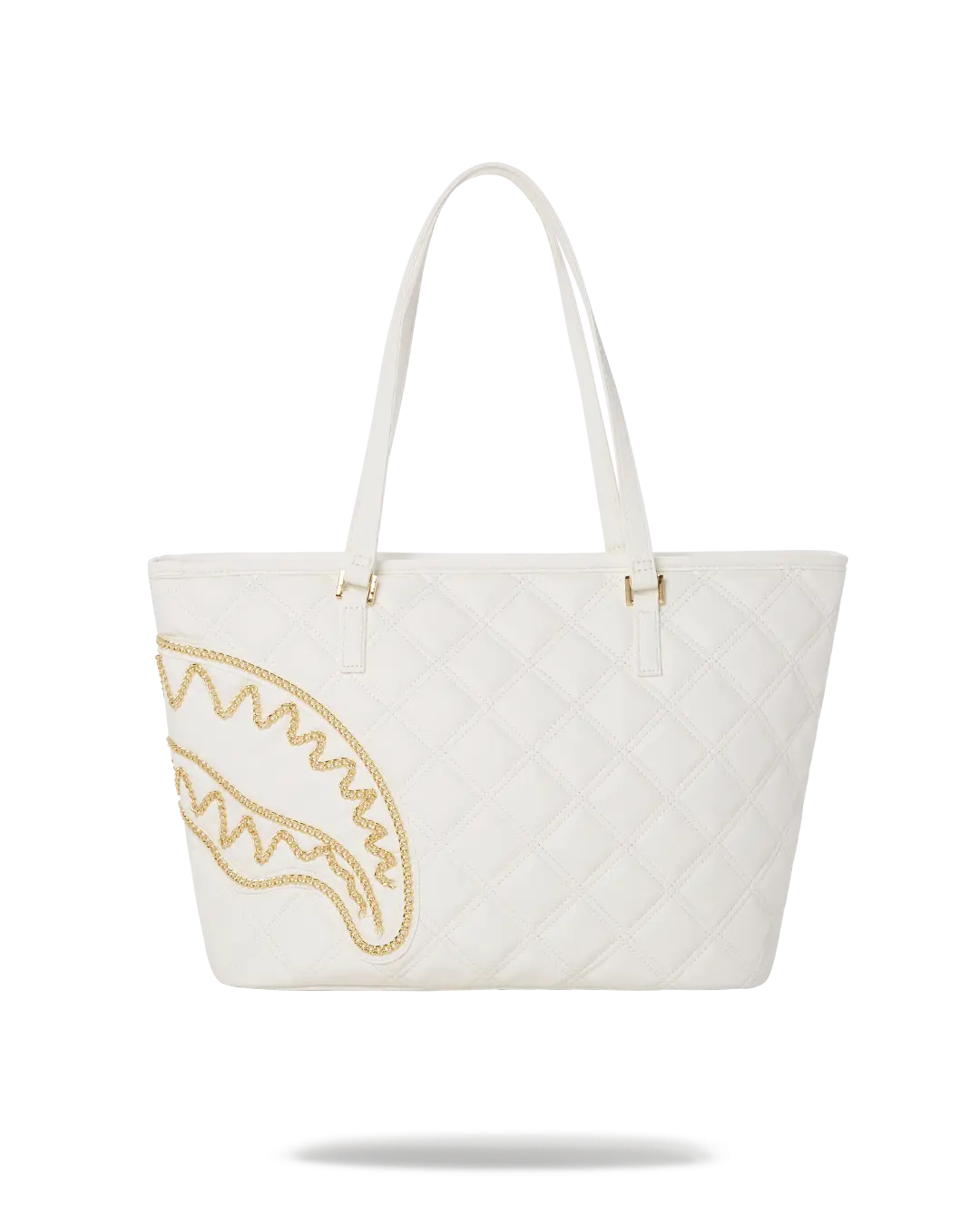RIVIERA LE BLANC GOLD CHAIN SHARK TOTE - Image 4