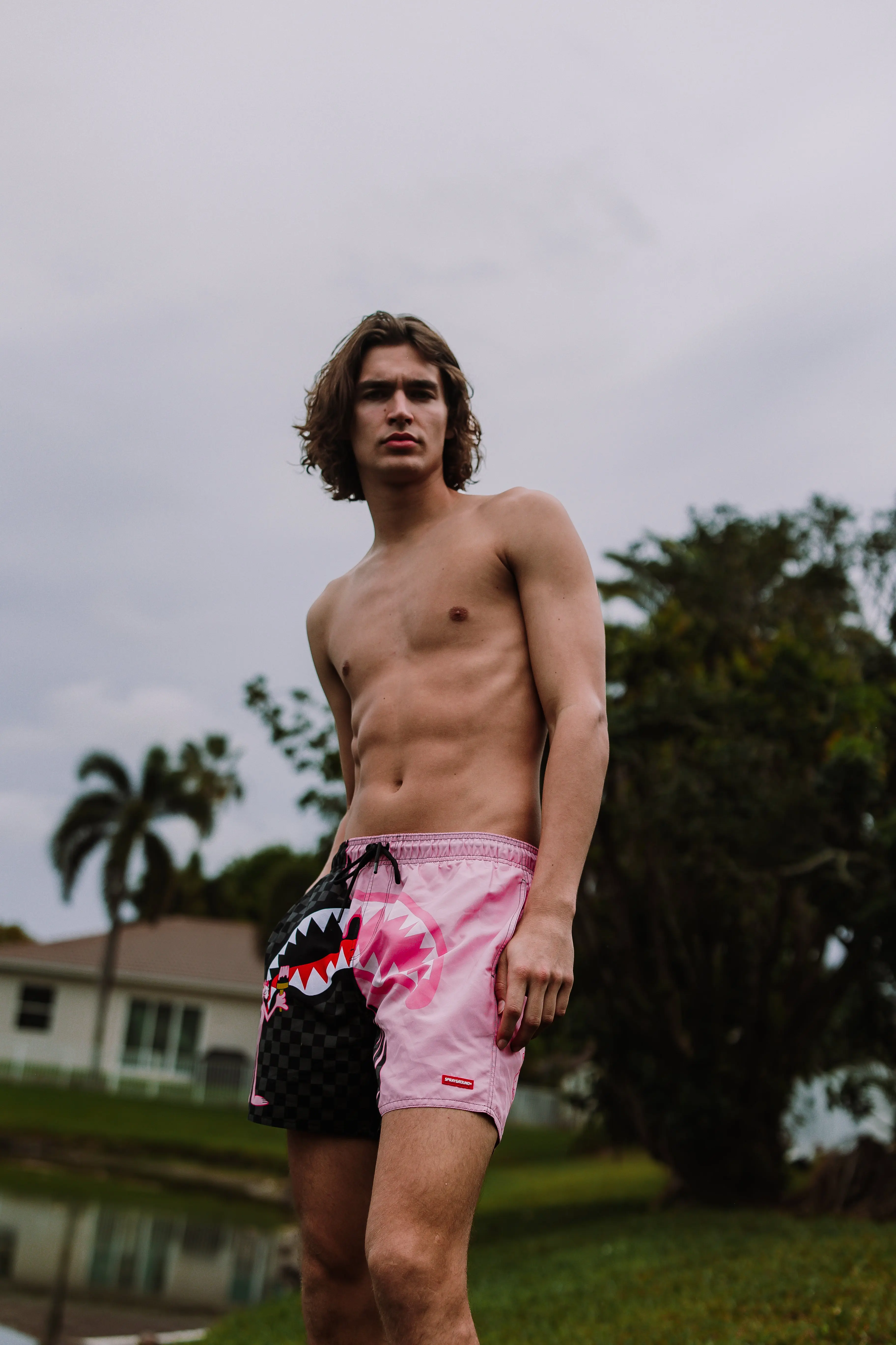 PINK PANTHER PINK PAINTER SWIM SHORTS - Image 8
