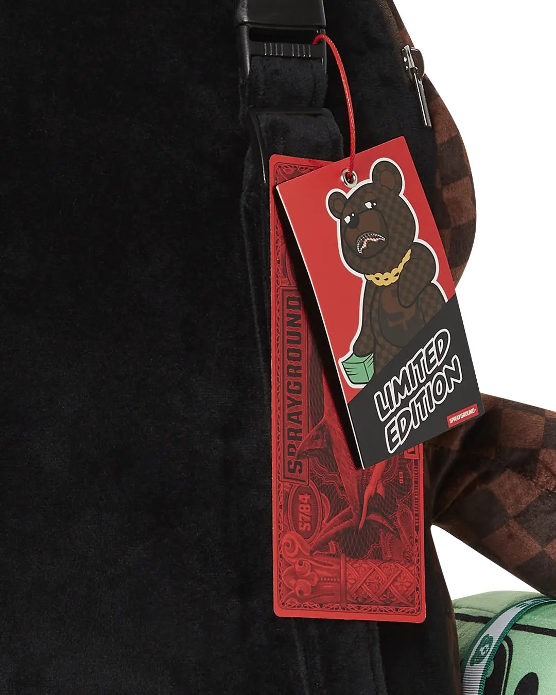 LENTICULAR EFFECTS MONEYBEAR TEDDYBEAR BACKPACK - Image 13
