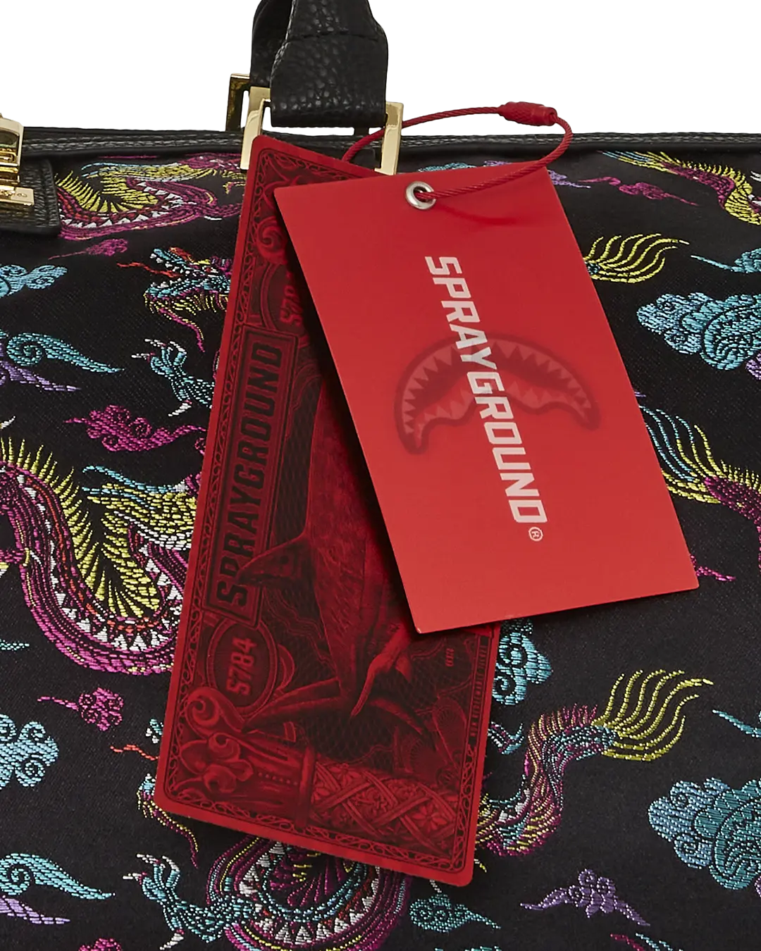 EMBROIDERED DRAGONS DUFFLE - Image 13