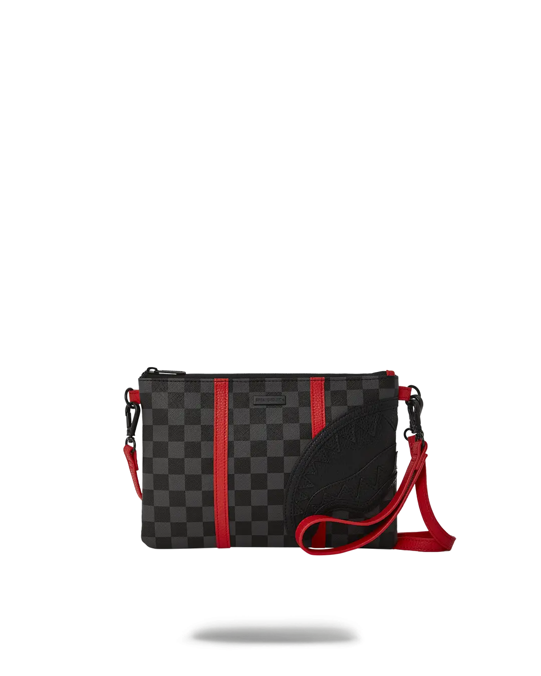 MONACO SHARK CLUB CROSSOVER CLUTCH W/ SHOULDER STRAP