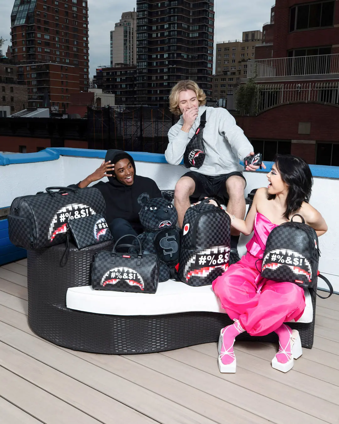 'WHAT THE BEEP' SHARK DUFFLE - Image 8