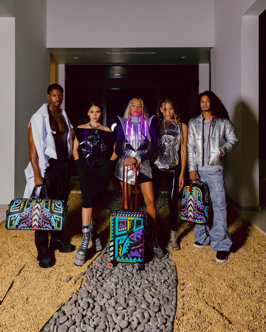 A.I. PATH TO THE FUTURE III BACKPACK - SANDFLOWER COLLAB (GLOW IN THE DARK) - Image 16