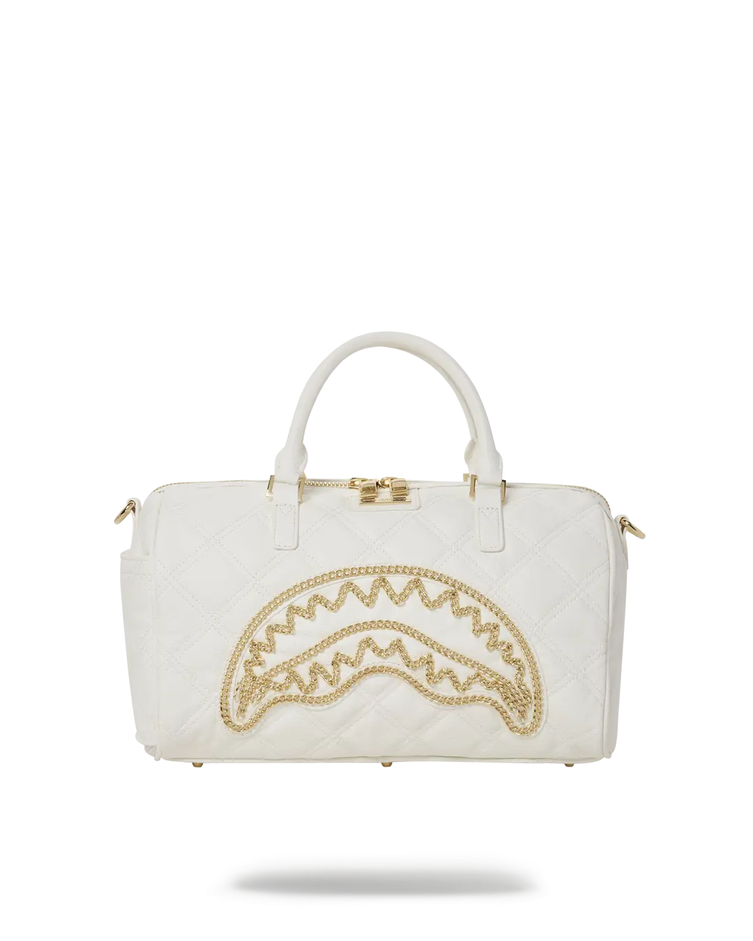 RIVIERA LE BLANC GOLD CHAIN SHARK MINI DUFFLE
