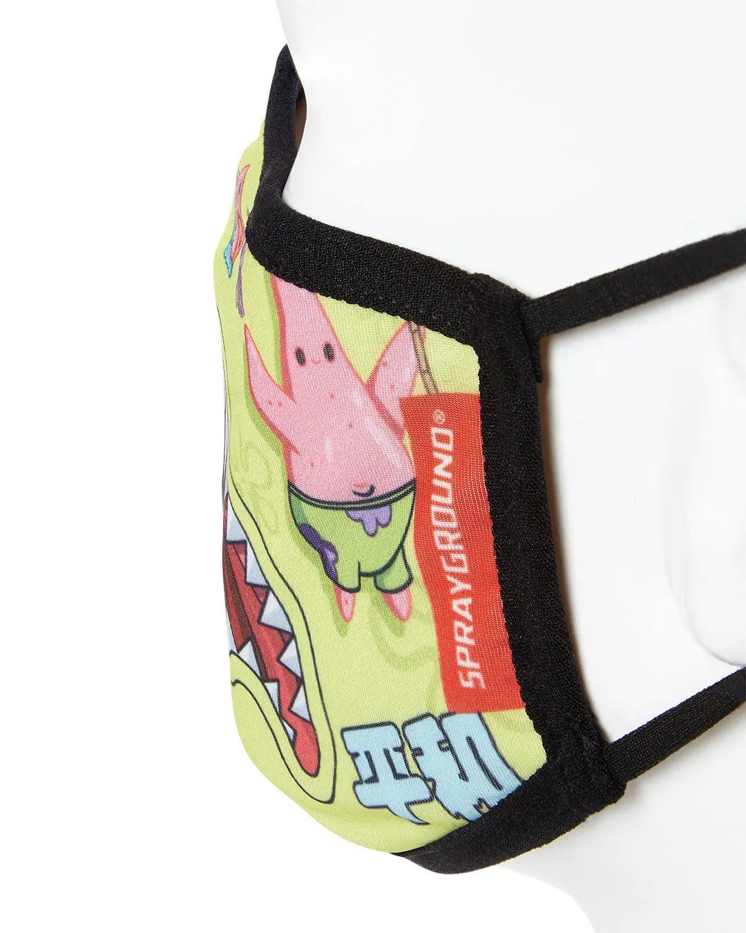 ADULT SPONGEBOB JAPAN SHARK FORM FITTING FACE-COVERING - Image 5