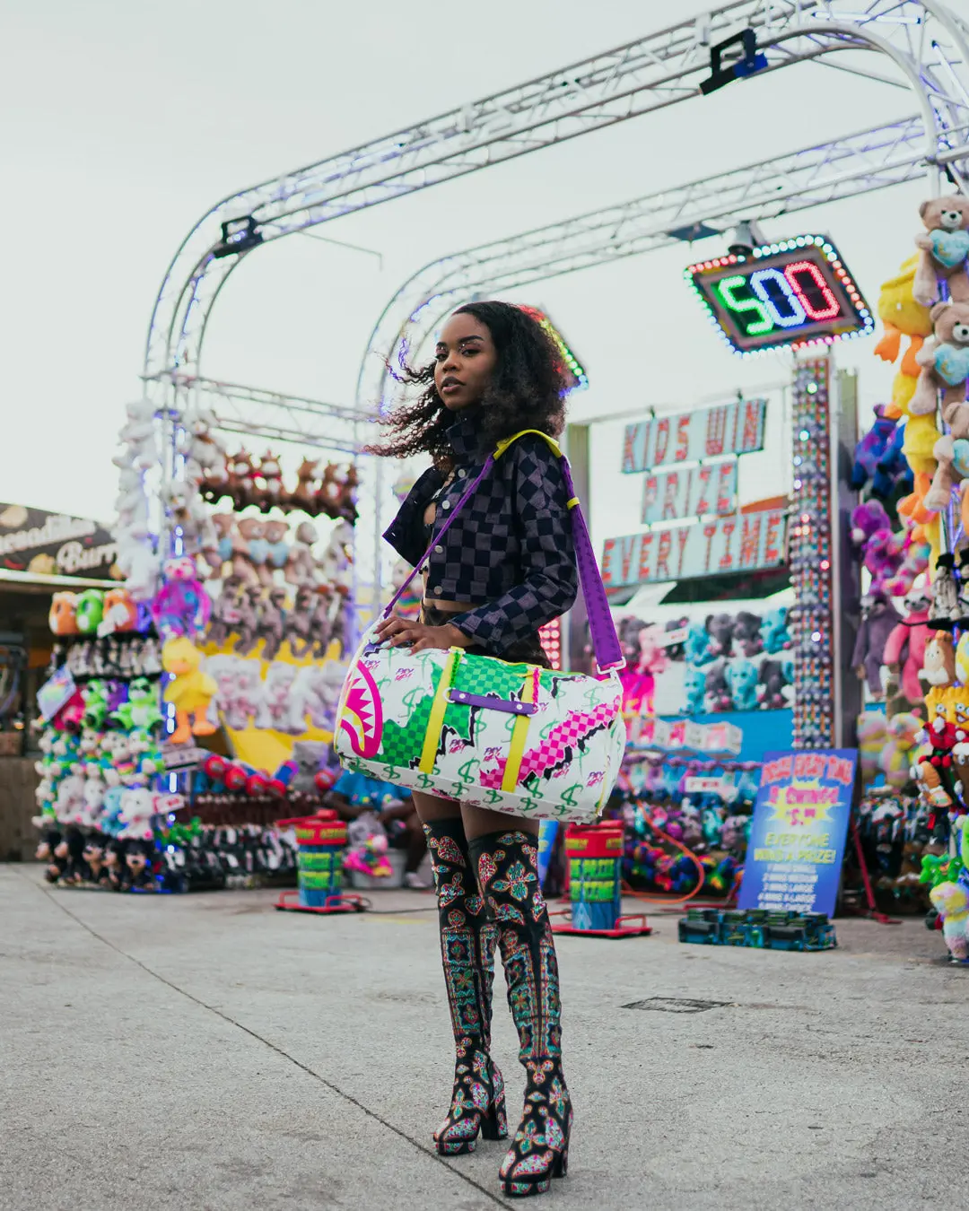 DREAMY TECHNICOLOR DUFFLE - Image 6