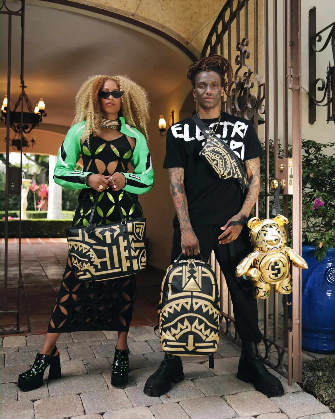 A.I.8 AFRICAN INTELLIGENCE PATH TO THE FUTURE II MEDIUM MONEYBEAR TEDDYBEAR BACKPACK - Image 10