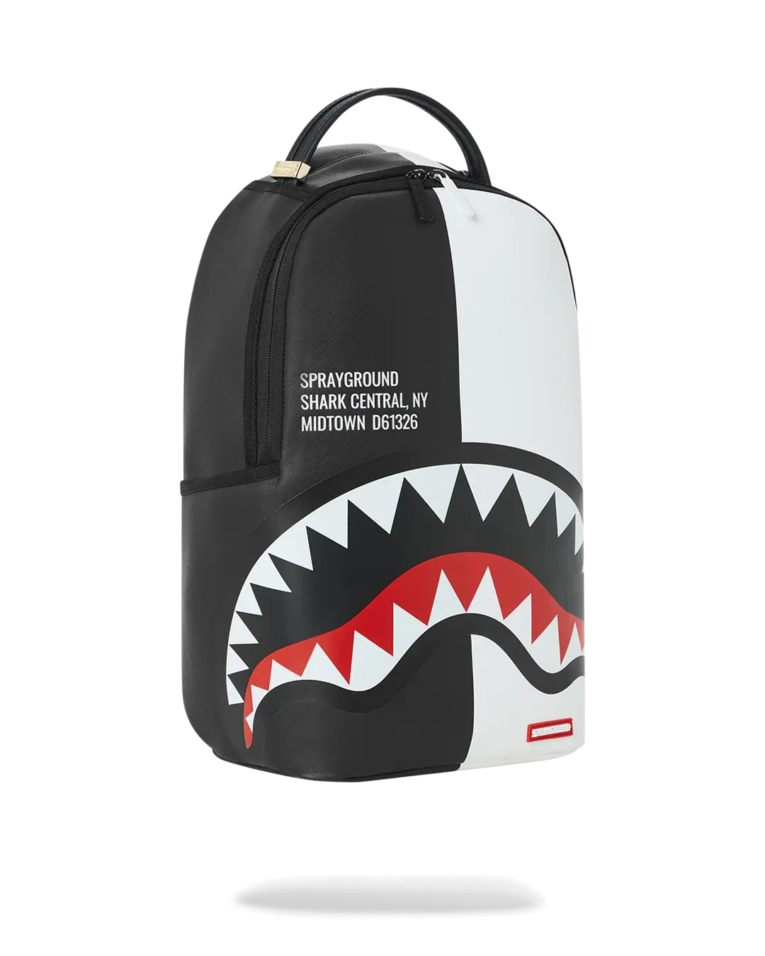 SHARK CENTRAL SPLIT BACKPACK BLK/WHT (DLXV) - Image 3