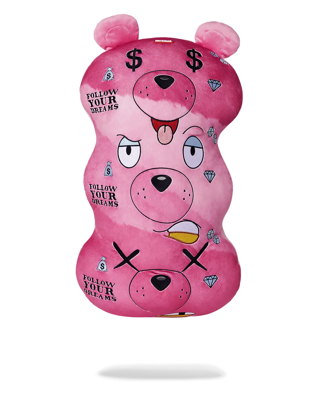 MONEYBEAR TRIPLE PINK PLUSH TOY/PILLOW