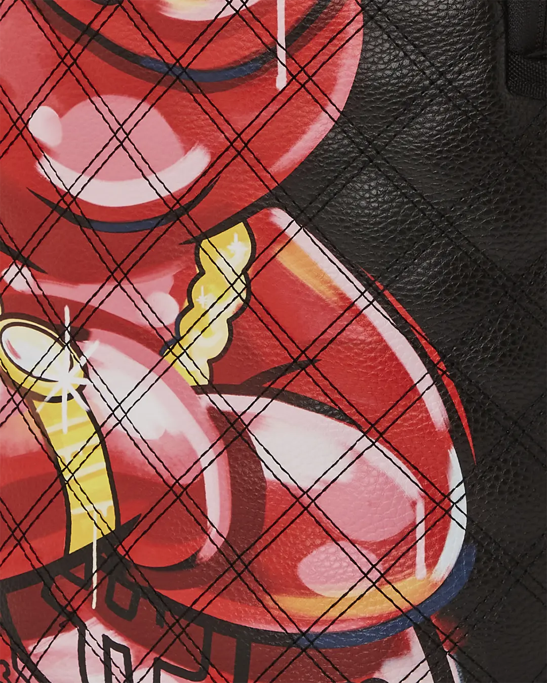 QUILT HAND PAINTED DIABLO BEAR BACKPACK (DLXV) - Image 13