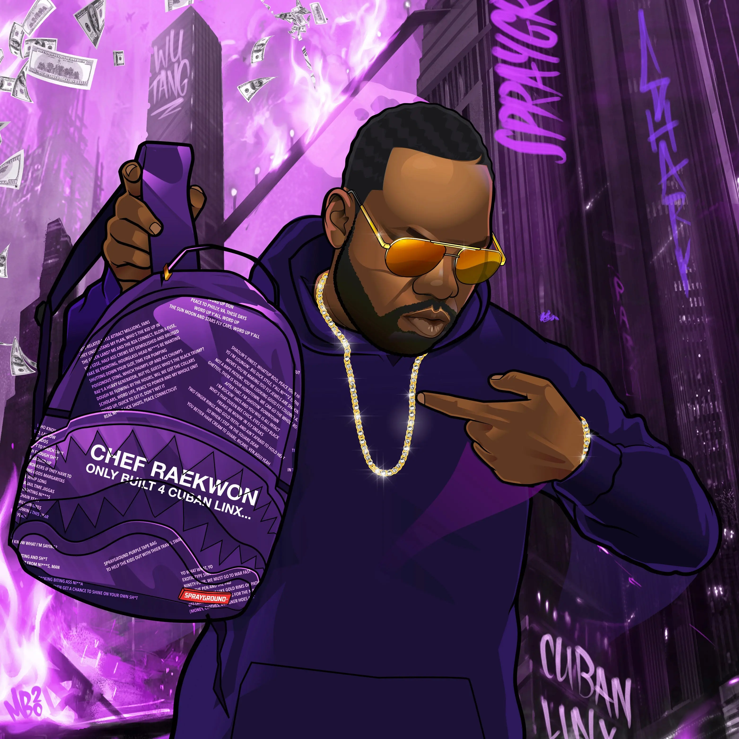 RAEKWON PURPLE TAPE SHARK - Image 8