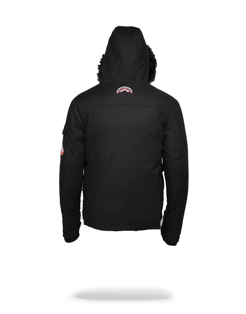 SOLID BLACK CHOPPER JACKET - Image 4