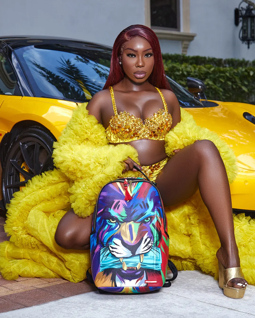 HEAR MY ROAR A.I.6 SANDFLOWER COLLAB BACKPACK (DLXV) - Image 4