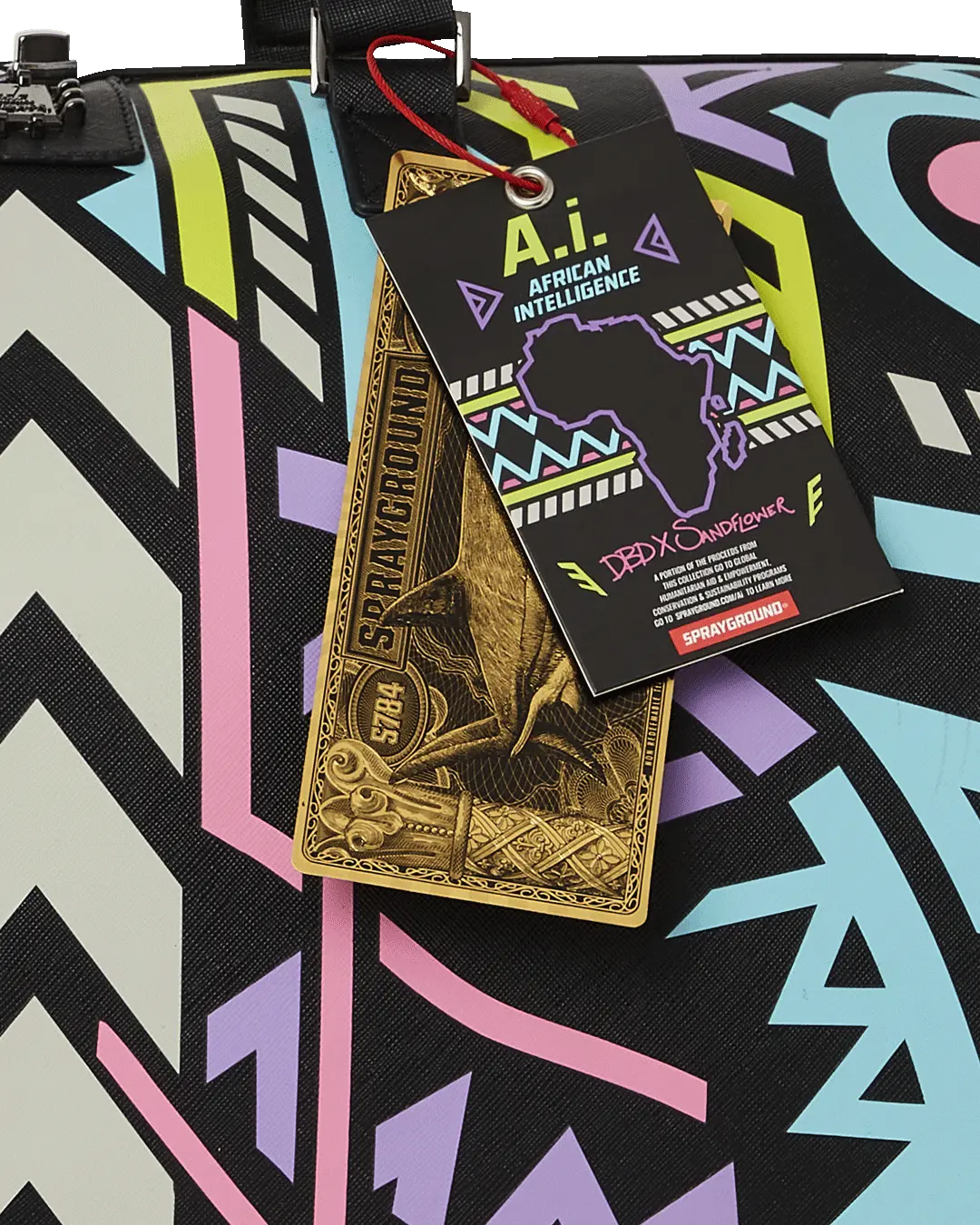 A.I. PATH TO THE FUTURE III DUFFLE - SANDFLOWER COLLAB (GLOW IN THE DARK) - Image 31