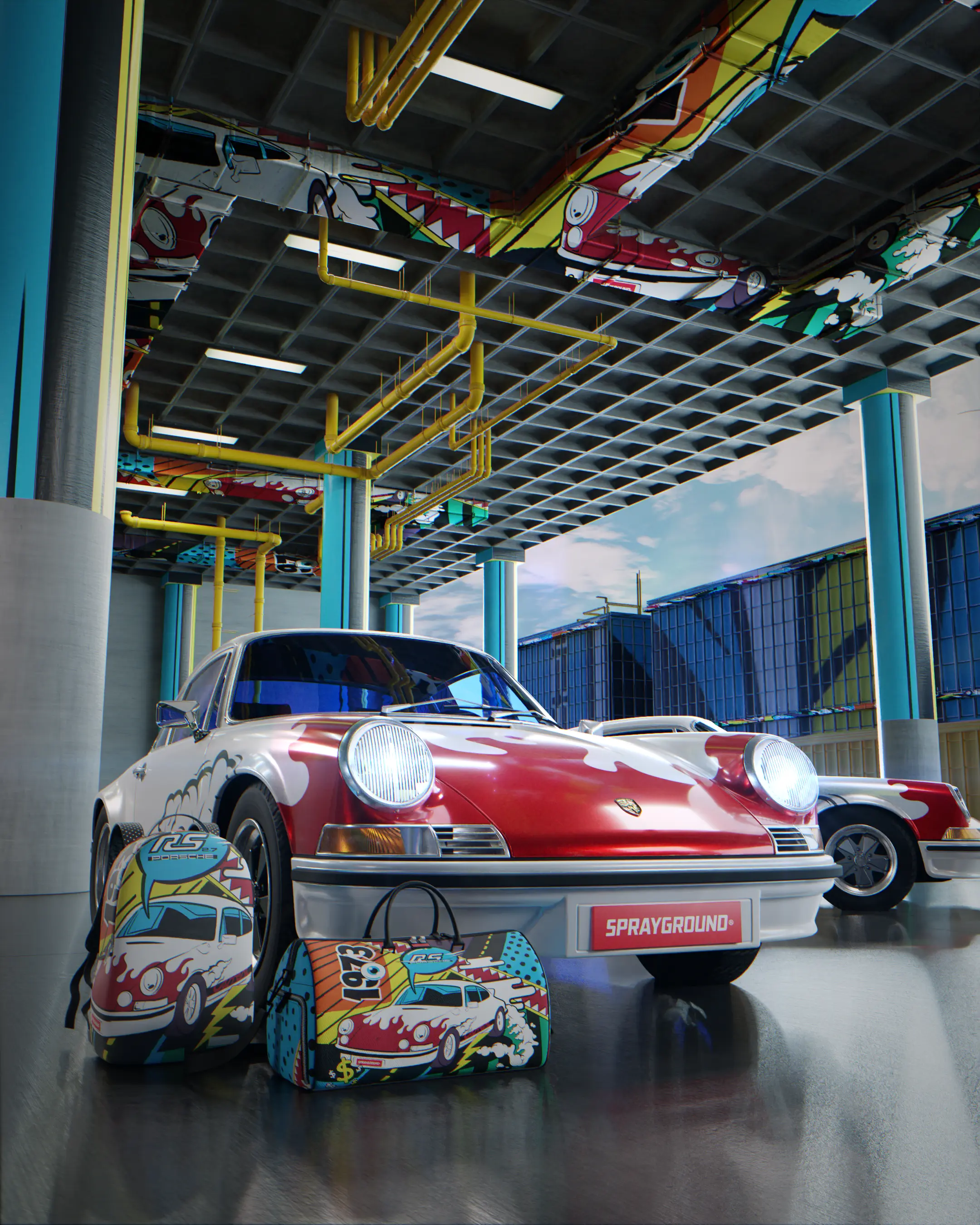 PORSCHE 1972 COLLAB BACKPACK (ONLY 1,191 UNITS MADE) - Image 4