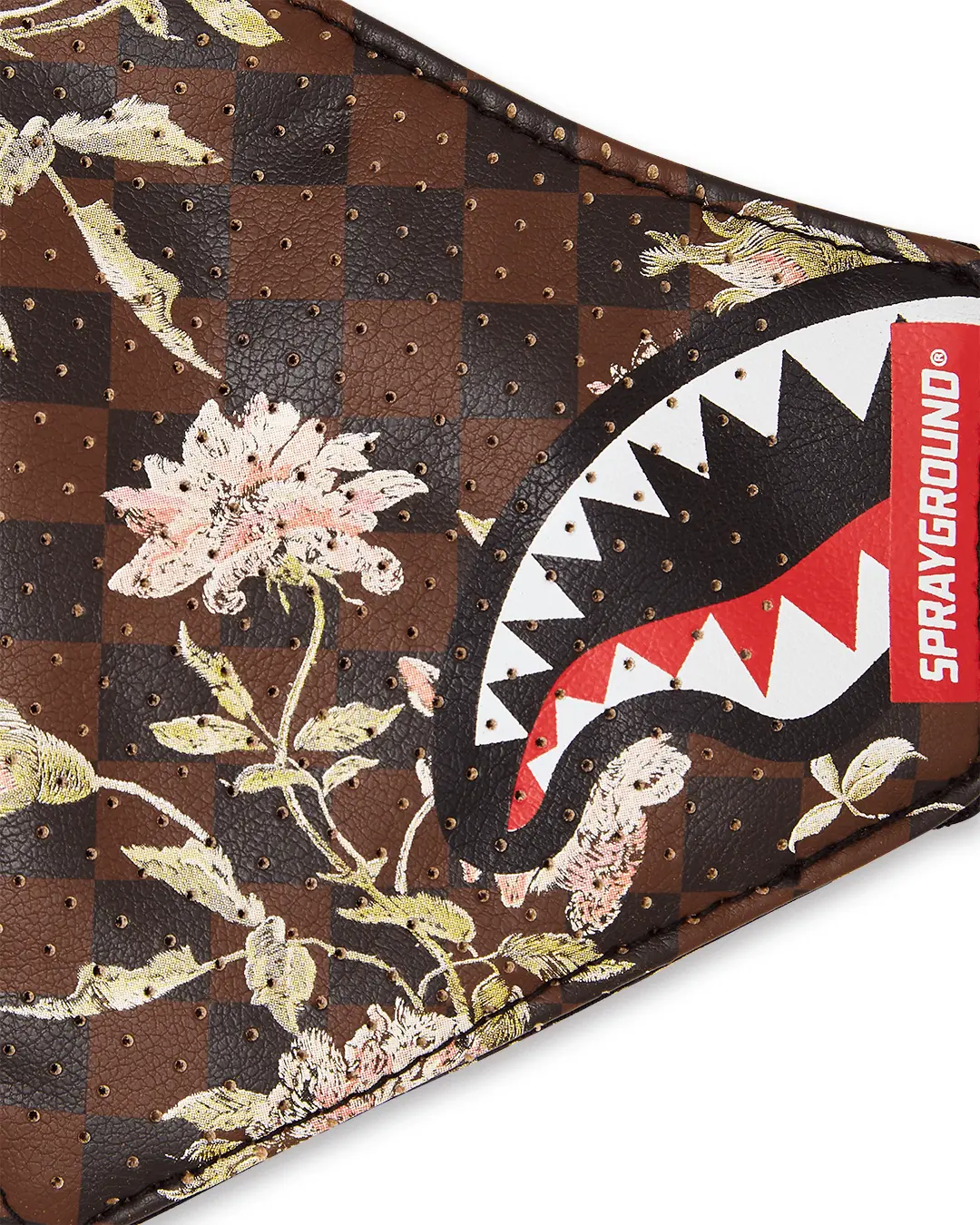 SHARKFLOWER VEGAN LEATHER FACE MASK - Image 5