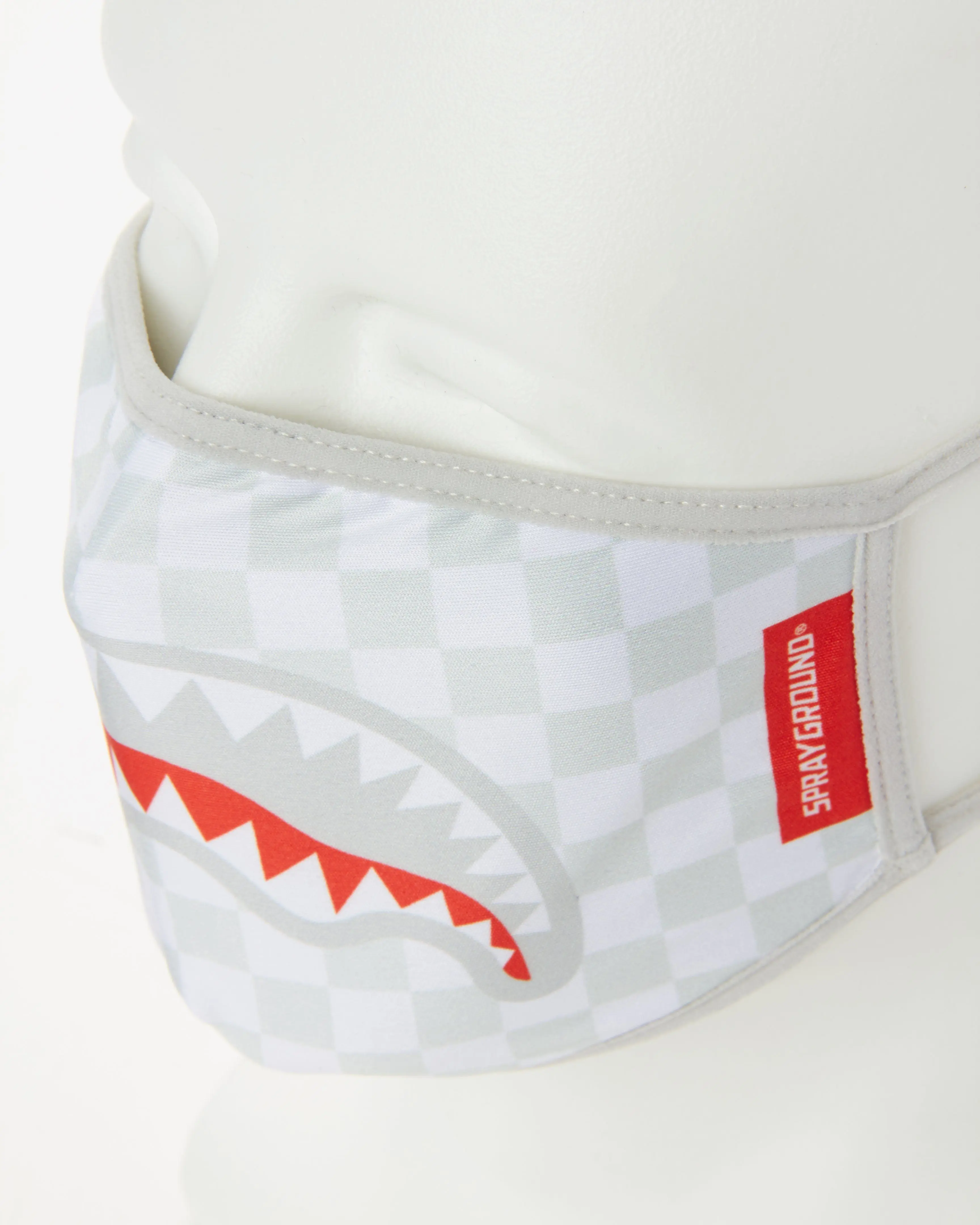SHARKS IN PARIS (WHITE) FORM-FITTING MASK - Image 3