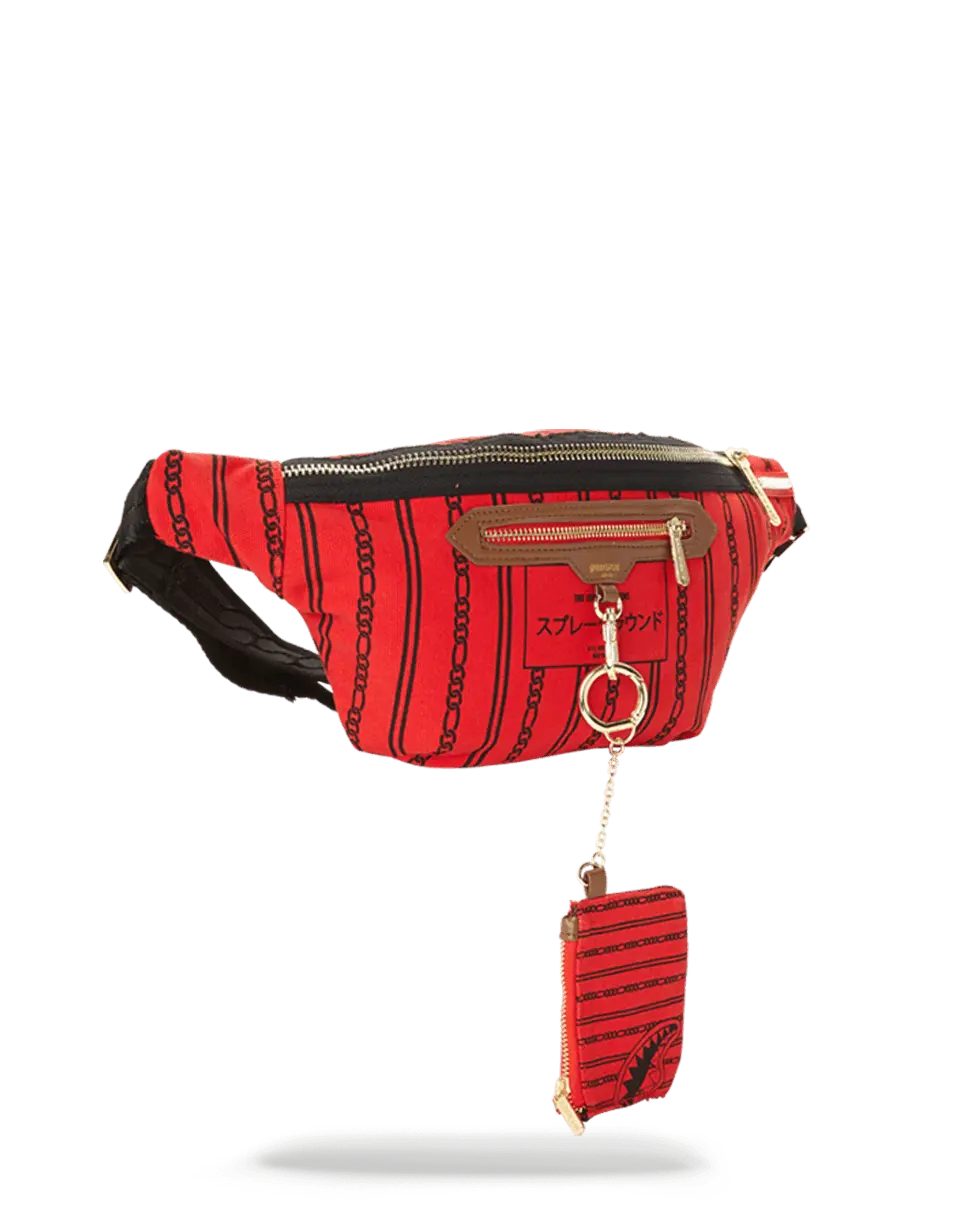 REVERSE SHARKS IN PARIS CROSSBODY (RED) - Image 2