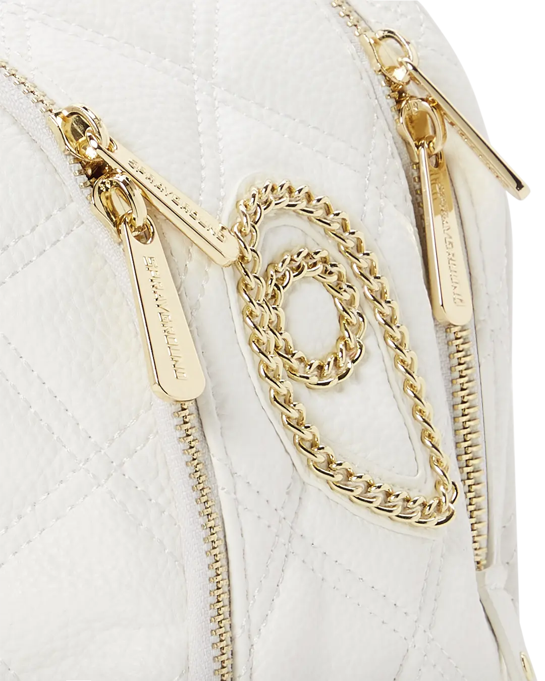 RIVIERA LE BLANC GOLD CHAIN SHARK SAVAGE BACKPACK - Image 9