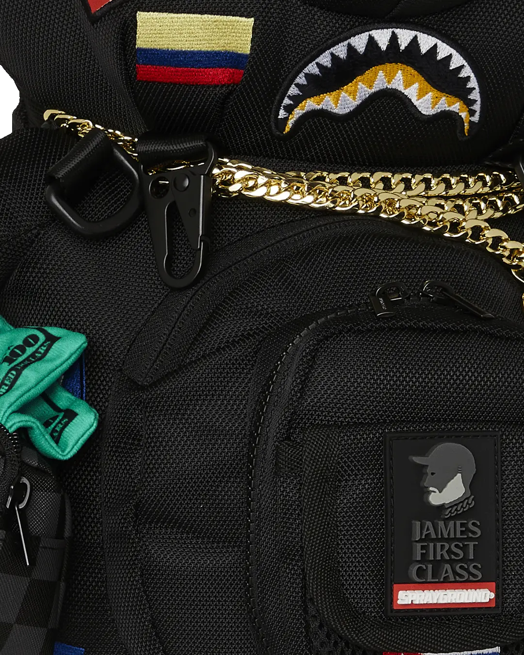 JAMES FIRST CLASS GLOBAL FLAGS MONEYBEAR BACKPACK - Image 10