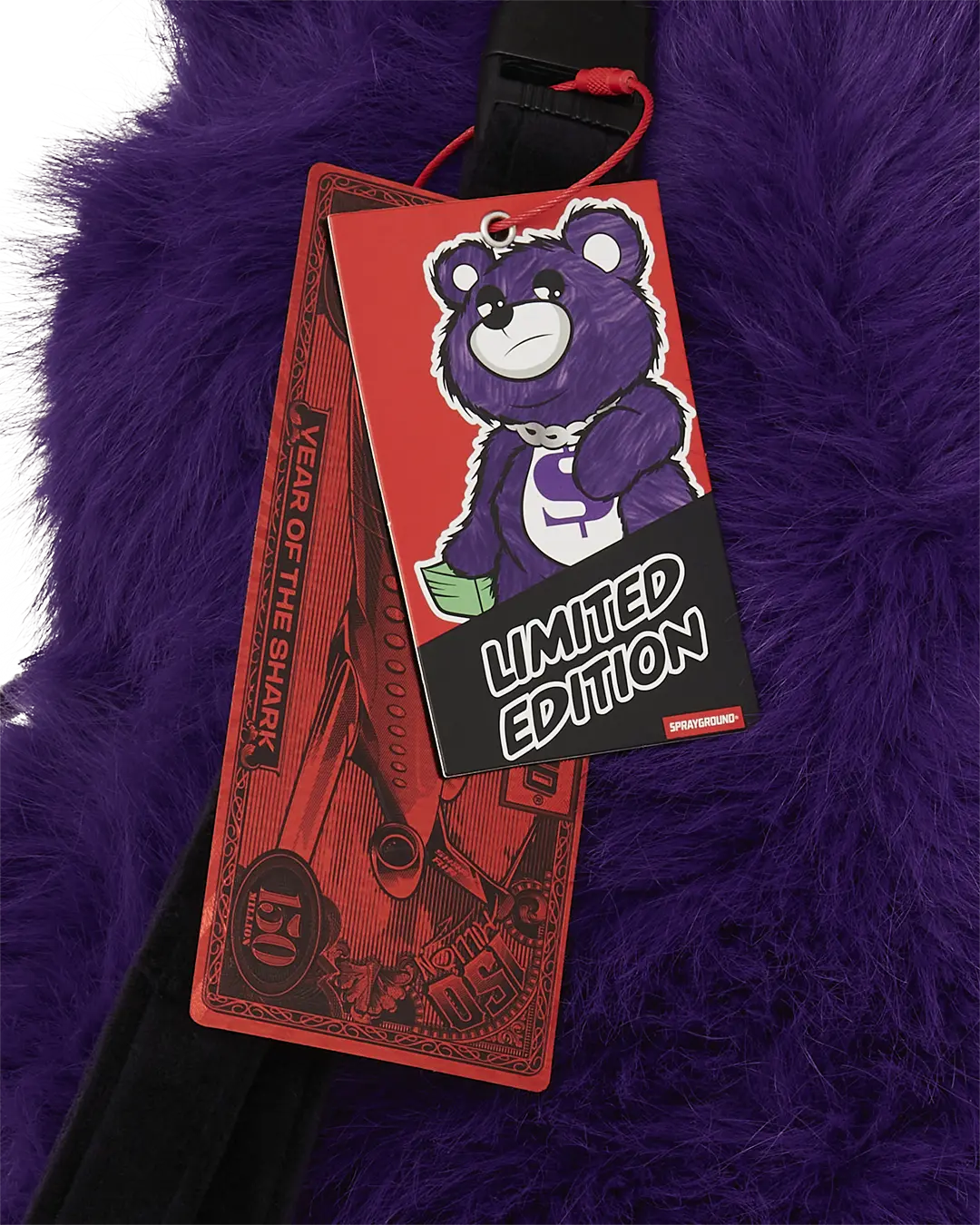 FURZILLA SHARK (PURP) MONEYBEAR BACKPACK - Image 12
