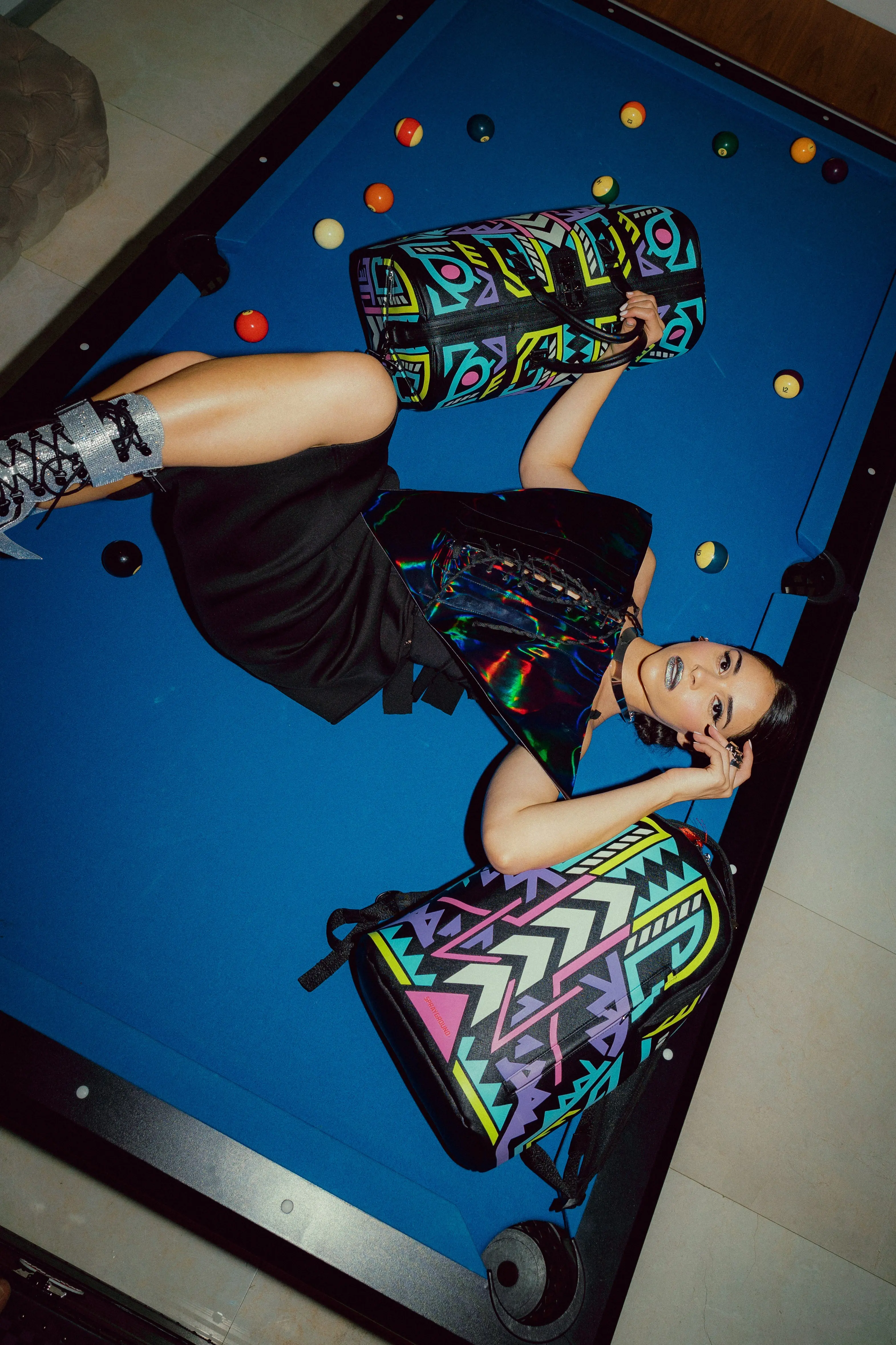 A.I. PATH TO THE FUTURE III DUFFLE - SANDFLOWER COLLAB (GLOW IN THE DARK) - Image 27