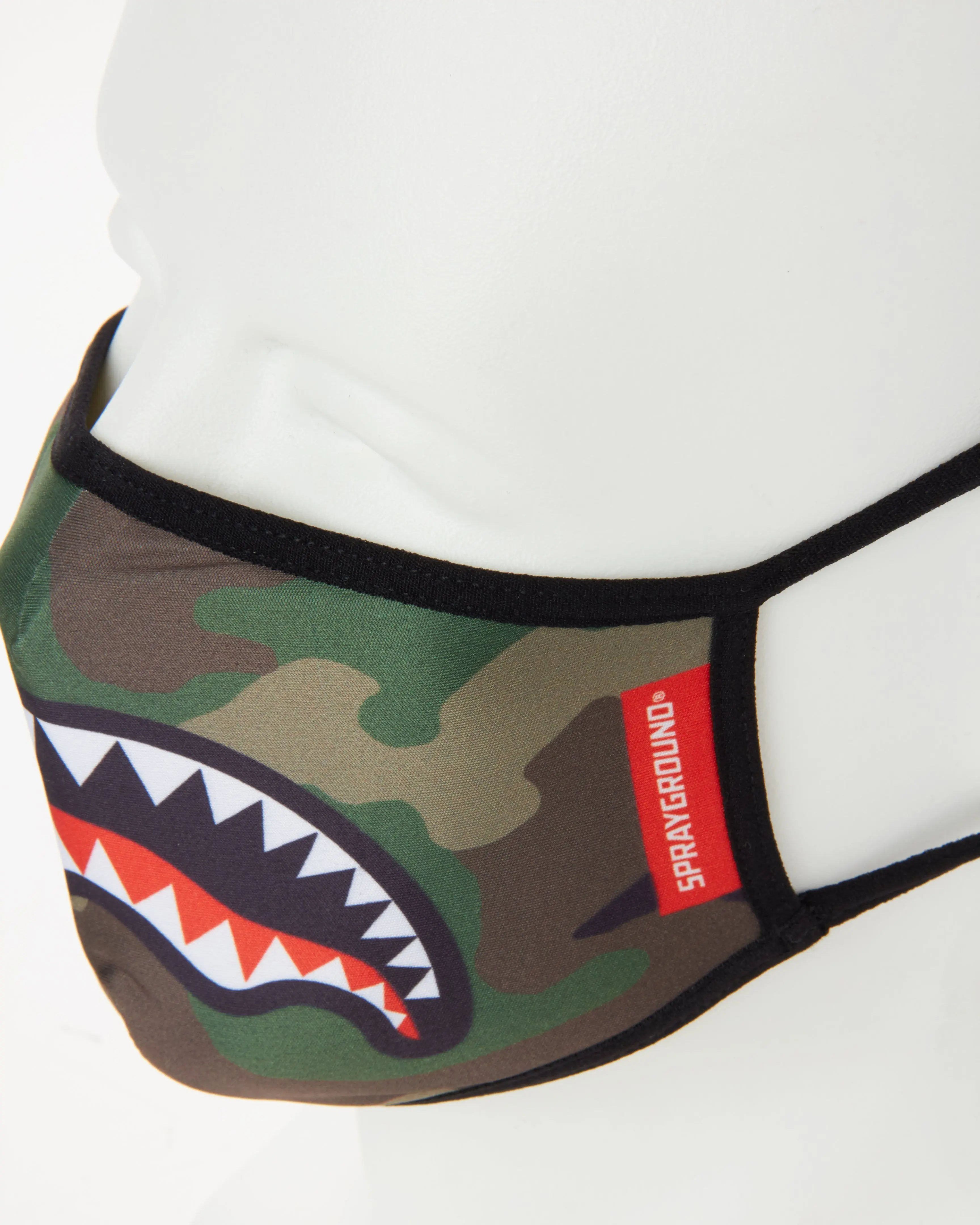 CAMO SHARKMOUTH FORM-FITTING MASK - Image 3
